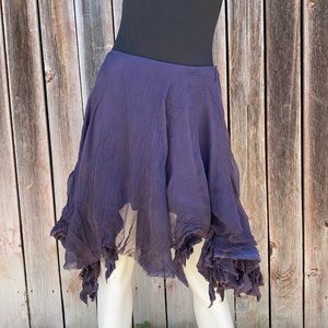 Rare Pixie Fairy Boho Hippie Purple skirt